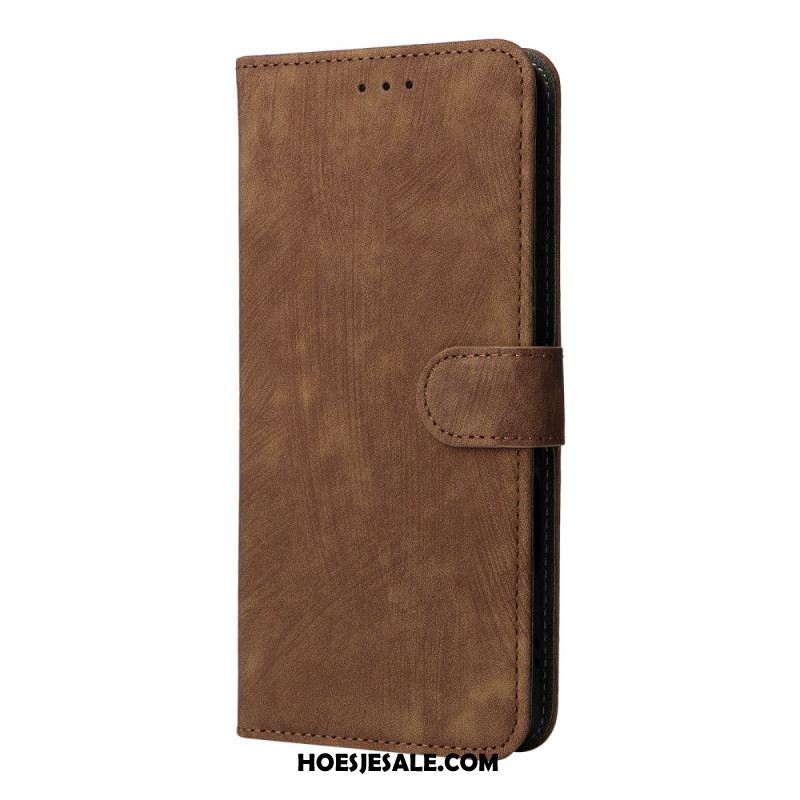 Leren Hoesje Voor Oppo Find X8 Pro Suède-effect Rfid-bescherming