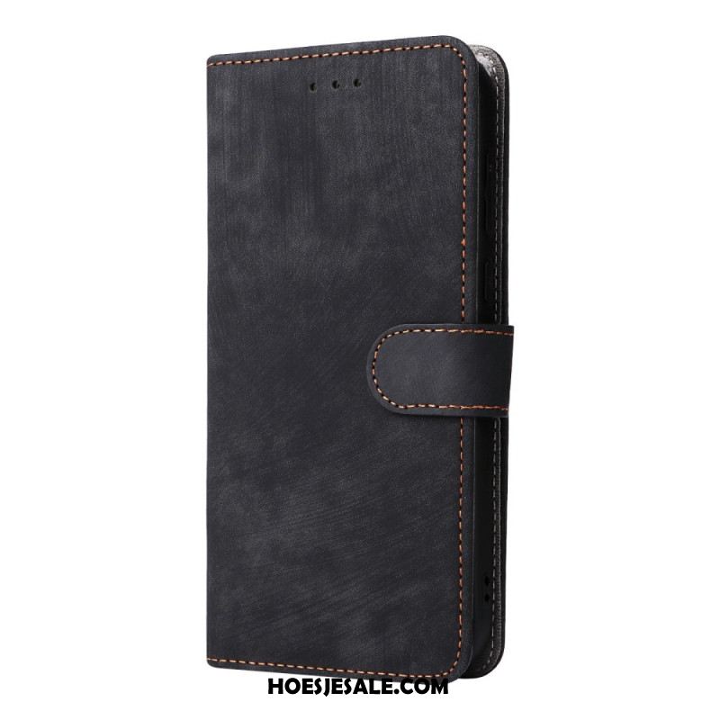 Leren Hoesje Voor Oppo Find X8 Suède-effect Rfid-bescherming