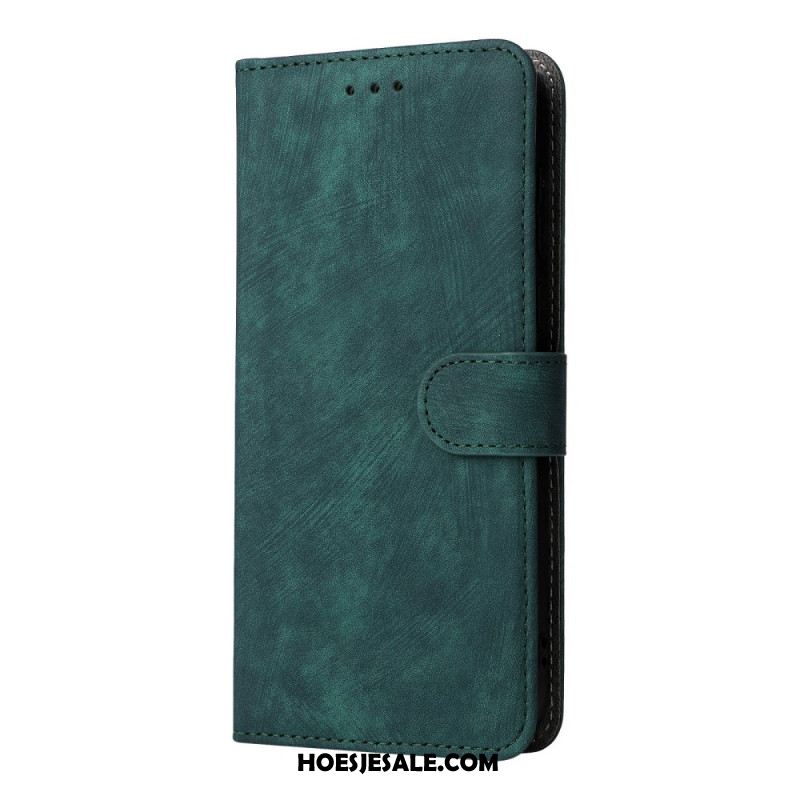 Leren Hoesje Voor Oppo Find X8 Suède-effect Rfid-bescherming