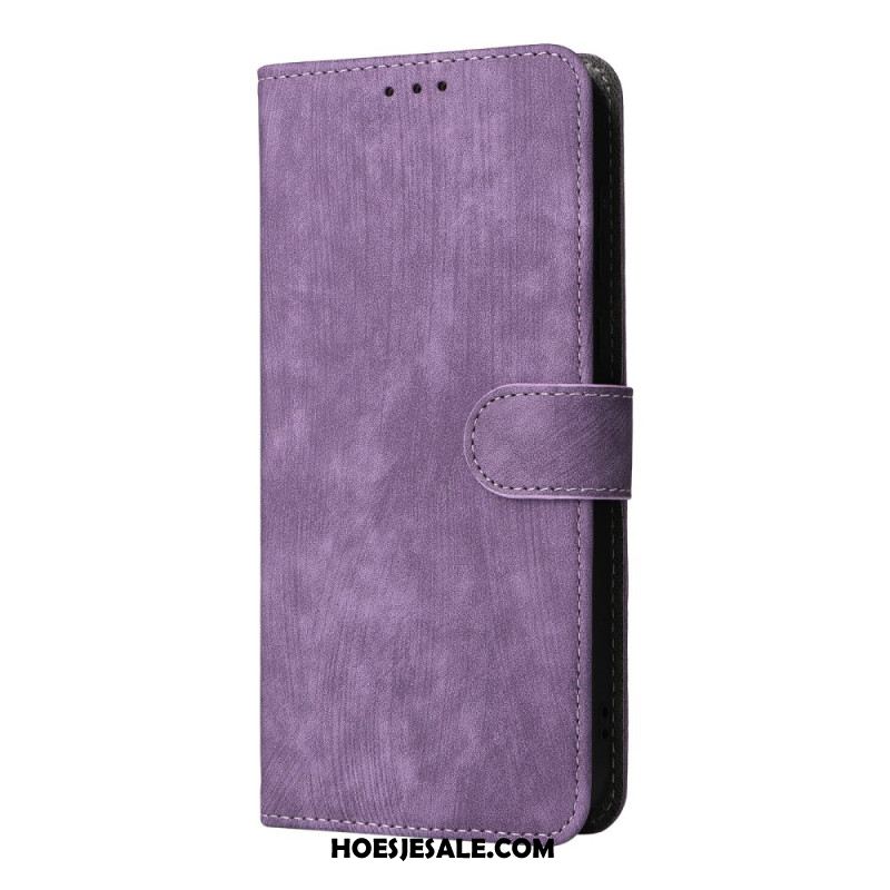 Leren Hoesje Voor Oppo Find X8 Suède-effect Rfid-bescherming