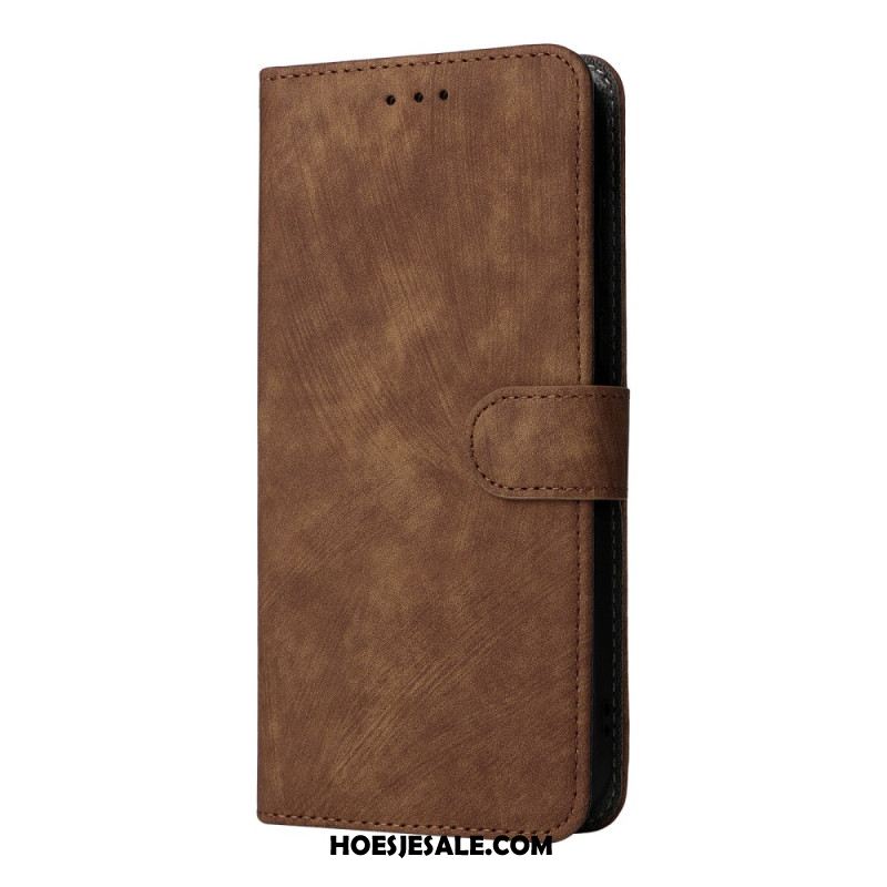 Leren Hoesje Voor Oppo Find X8 Suède-effect Rfid-bescherming