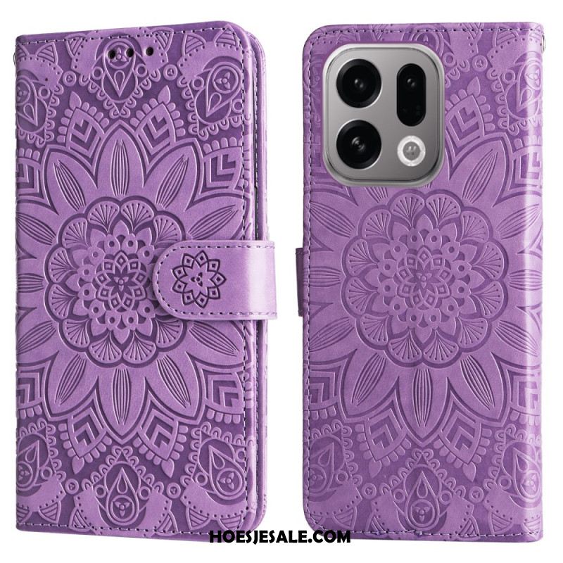 Leren Hoesje Voor Oppo Find X9 5g Mandala