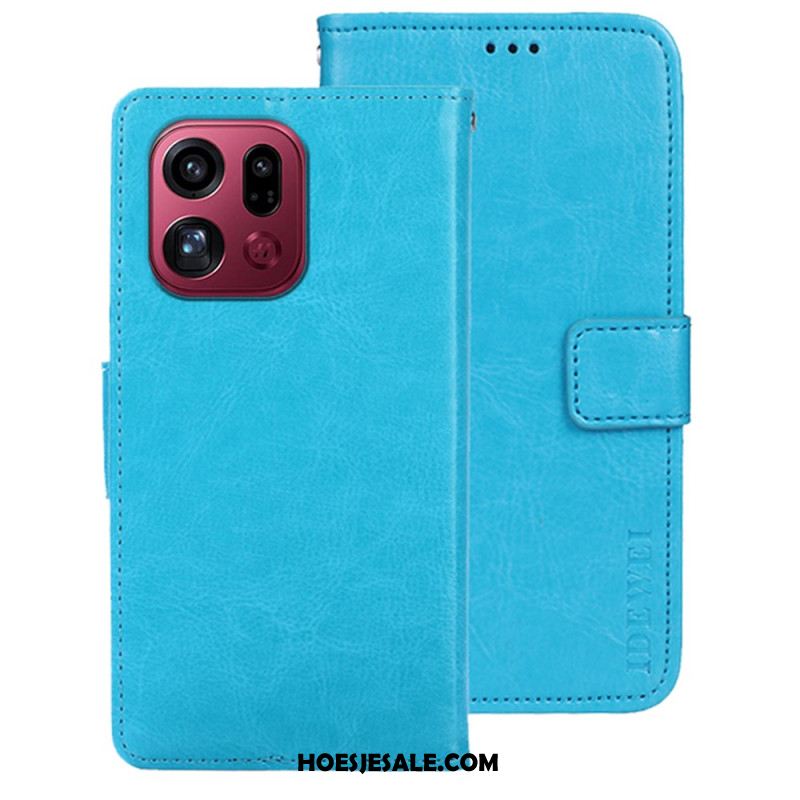 Leren Hoesje Voor Oppo Find X9 Pro 5g Idewei