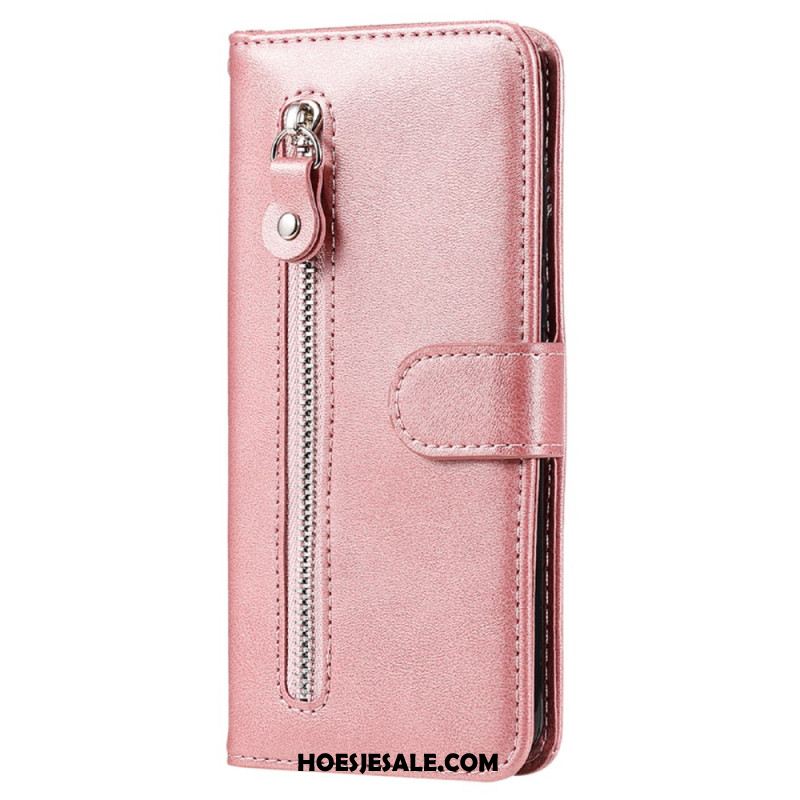 Leren Hoesje Voor Oppo Reno 13 5g Etui Met Rits