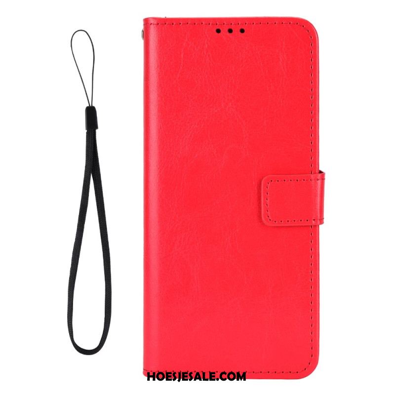 Leren Hoesje Voor Oppo Reno 13 5g Opvallend Imitatieleer