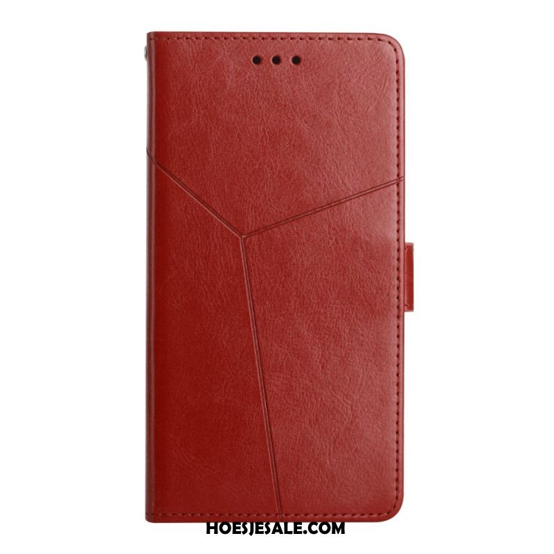 Leren Hoesje Voor Oppo Reno 13 5g Y-design Met Bandje