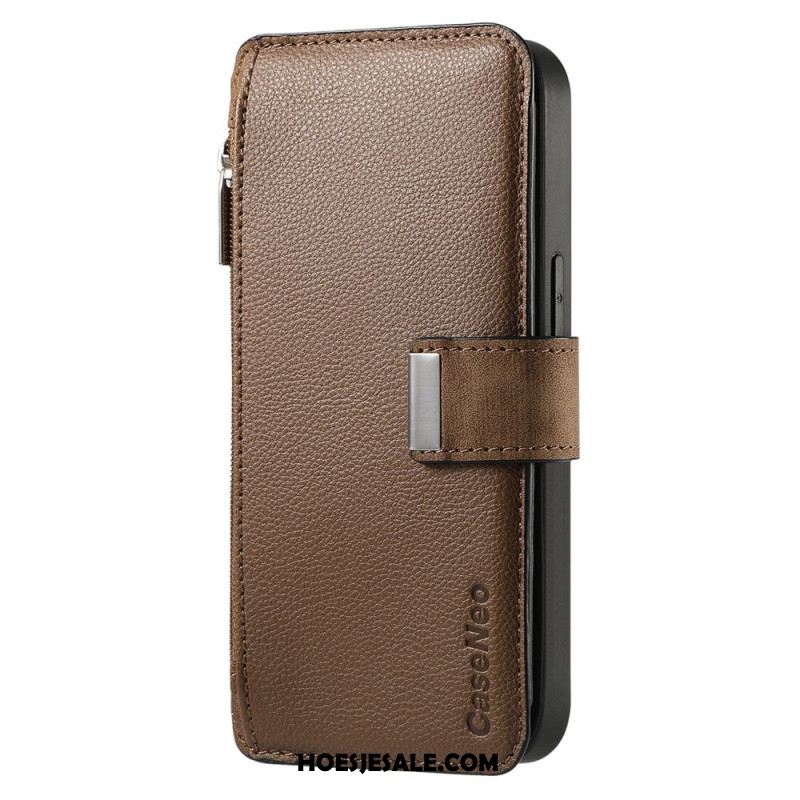 Leren Hoesje Voor Oppo Reno 14 5g Afneembare Hoes Caseneo