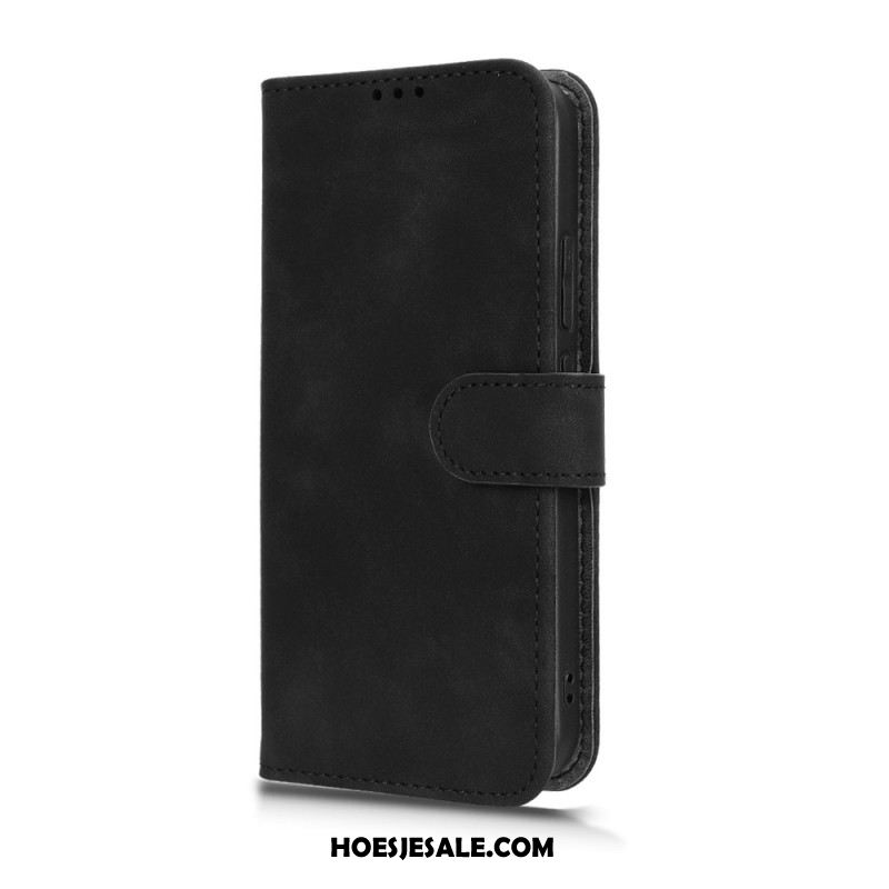 Leren Hoesje Voor Oppo Reno 14f 5g Suède Effect