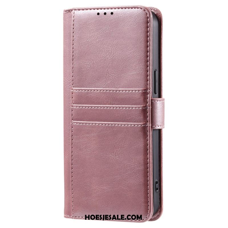 Leren Hoesje Voor Samsung Galaxy A17 4g / 5g 6 Kaartsleuven En Koord