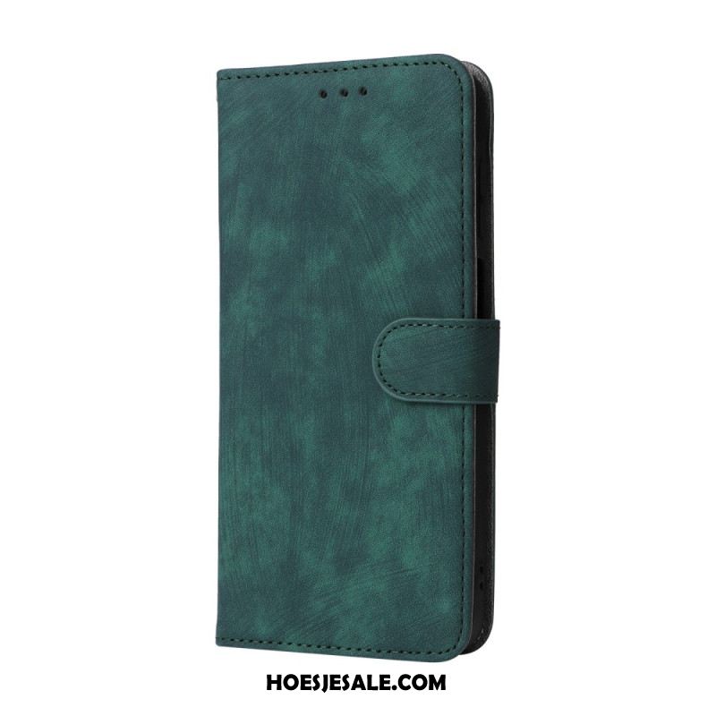 Leren Hoesje Voor Samsung Galaxy A17 4g / 5g Rfid-blokkerend Suède-effect