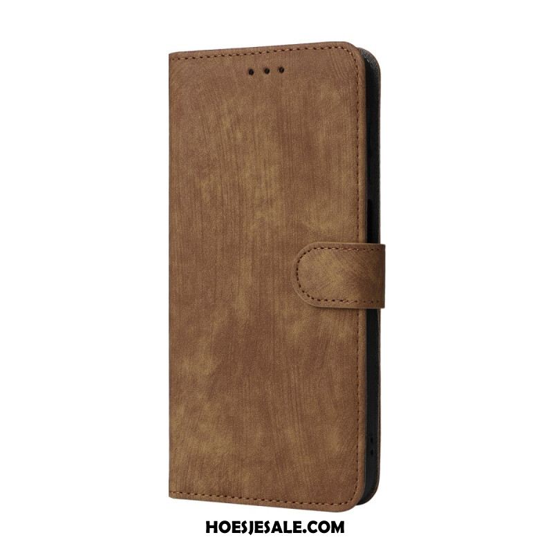 Leren Hoesje Voor Samsung Galaxy A17 4g / 5g Rfid-blokkerend Suède-effect