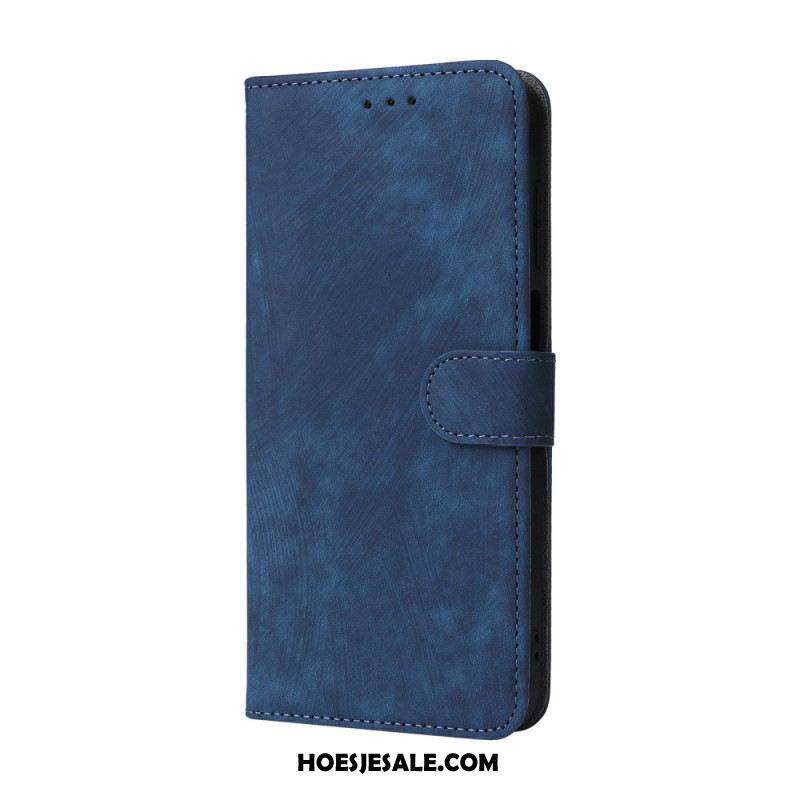 Leren Hoesje Voor Samsung Galaxy A17 4g / 5g Rfid-blokkerend Suède-effect