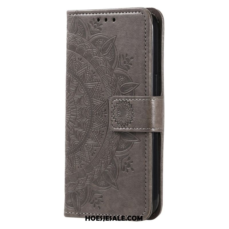 Leren Hoesje Voor Samsung Galaxy A17 4g / 5g Zonmandala