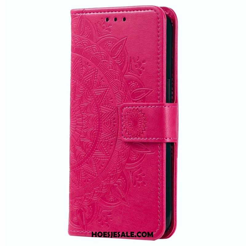 Leren Hoesje Voor Samsung Galaxy A17 4g / 5g Zonmandala