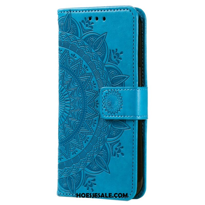 Leren Hoesje Voor Samsung Galaxy A17 4g / 5g Zonmandala