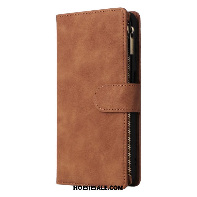 Leren Hoesje Voor Samsung Galaxy S24 Fe Leren Designer Portemonnee