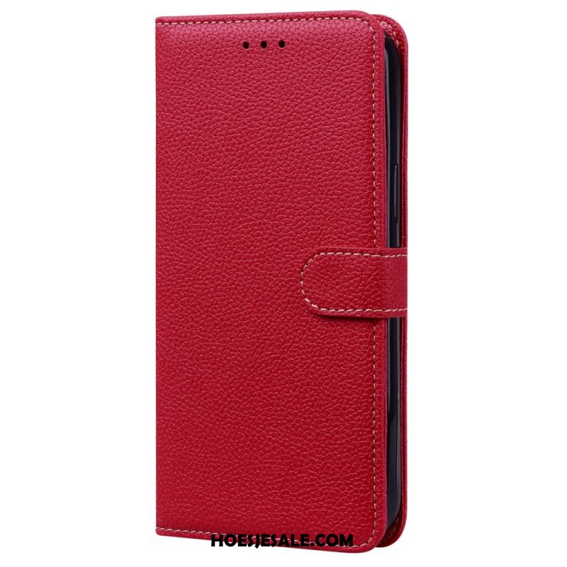 Leren Hoesje Voor Samsung Galaxy S24 Plus 5g Litchi-textuur