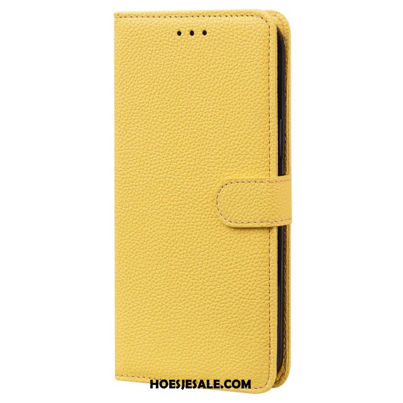Leren Hoesje Voor Samsung Galaxy S24 Plus 5g Litchi-textuur
