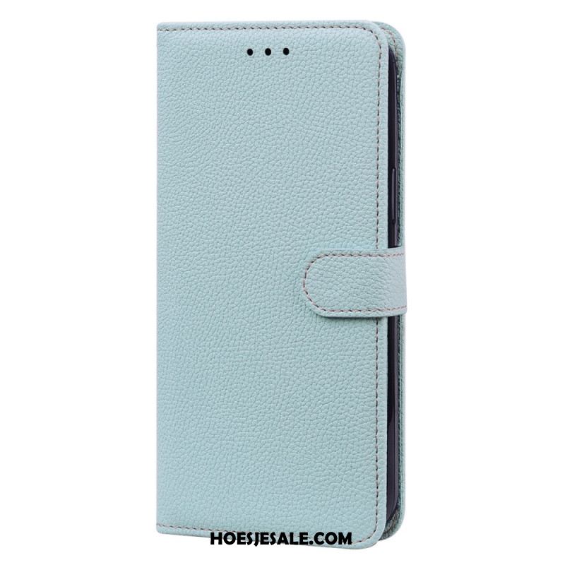 Leren Hoesje Voor Samsung Galaxy S24 Plus 5g Litchi-textuur