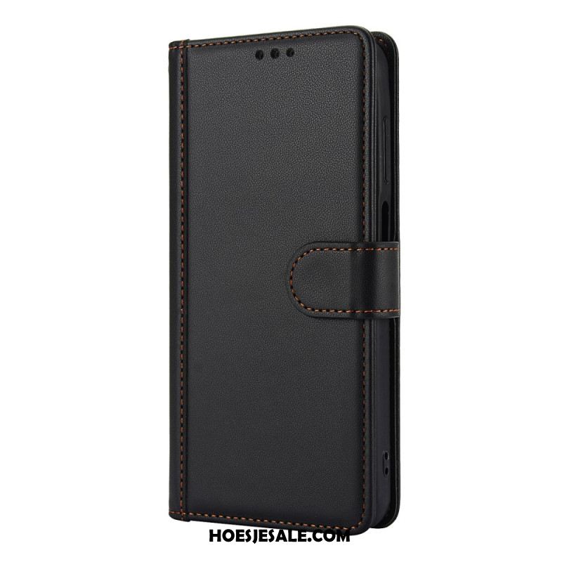 Leren Hoesje Voor Samsung Galaxy S25 5g Draagkoord