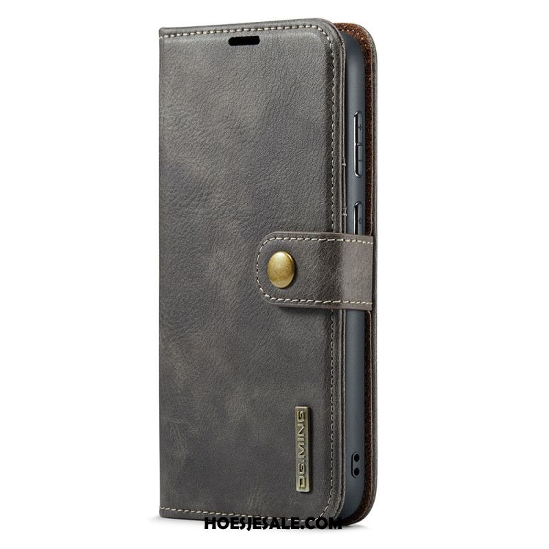 Leren Hoesje Voor Samsung Galaxy S25 5g Edge Afneembare Dg.ming Hoes