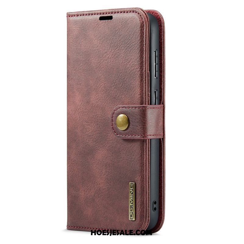 Leren Hoesje Voor Samsung Galaxy S25 5g Edge Afneembare Dg.ming Hoes