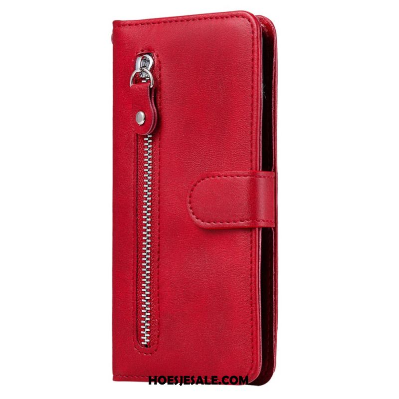 Leren Hoesje Voor Samsung Galaxy S25 5g Edge Etui Met Rits