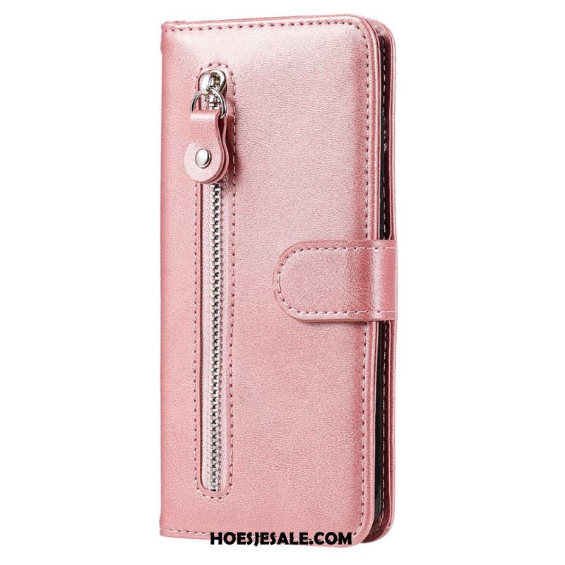 Leren Hoesje Voor Samsung Galaxy S25 5g Edge Etui Met Rits