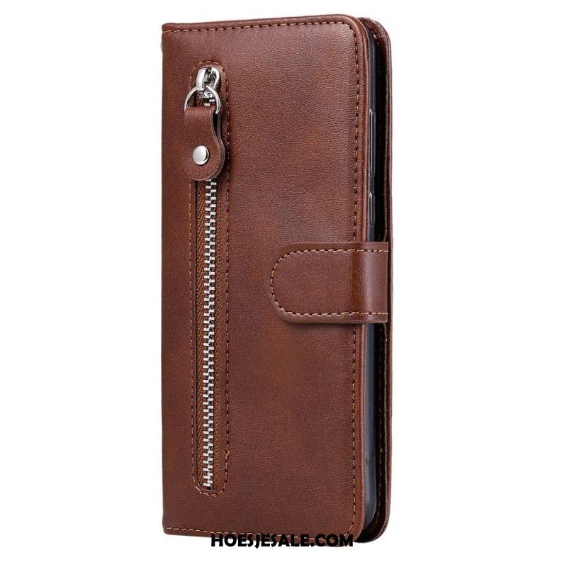 Leren Hoesje Voor Samsung Galaxy S25 5g Edge Etui Met Rits