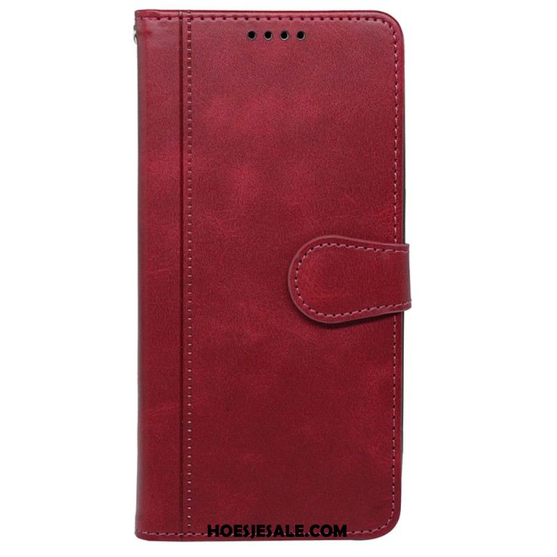 Leren Hoesje Voor Samsung Galaxy S25 5g Edge Premium Vintage