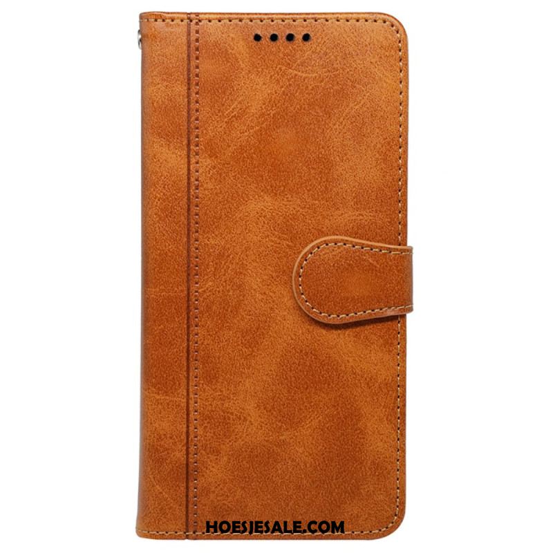 Leren Hoesje Voor Samsung Galaxy S25 5g Edge Premium Vintage