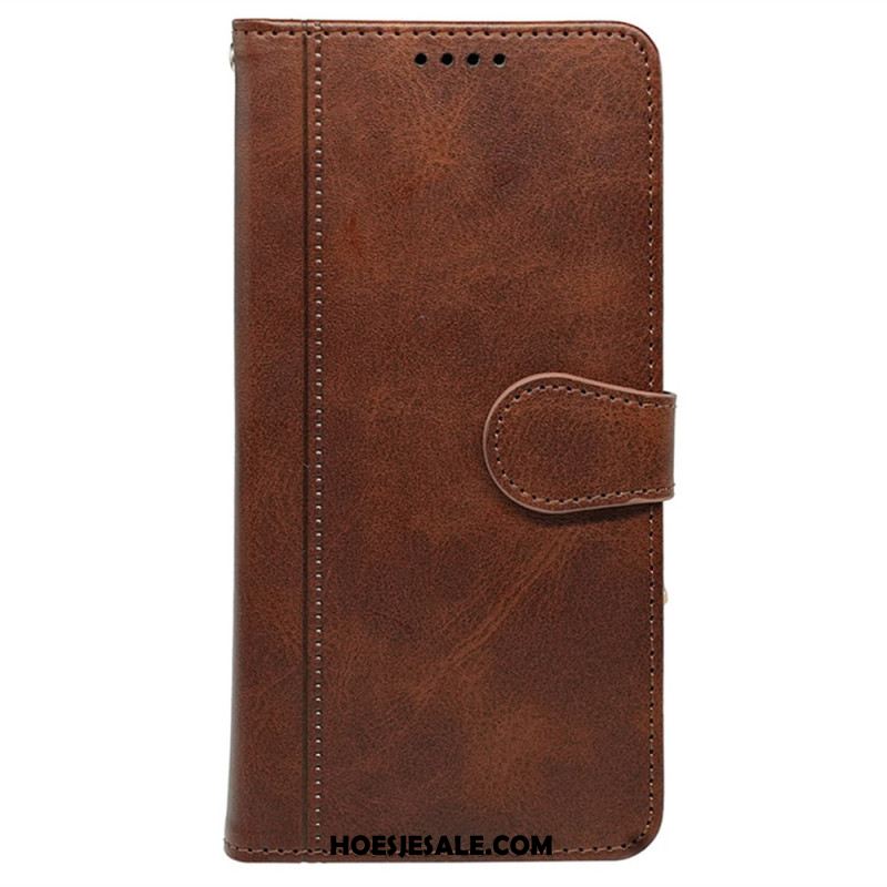 Leren Hoesje Voor Samsung Galaxy S25 5g Edge Premium Vintage