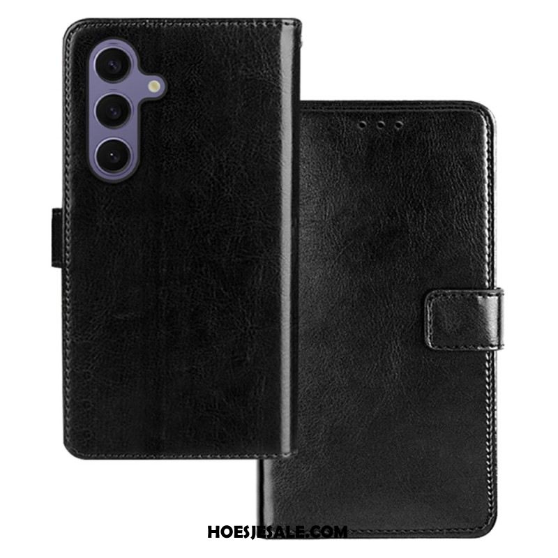 Leren Hoesje Voor Samsung Galaxy S25 5g Klassieke Idewei