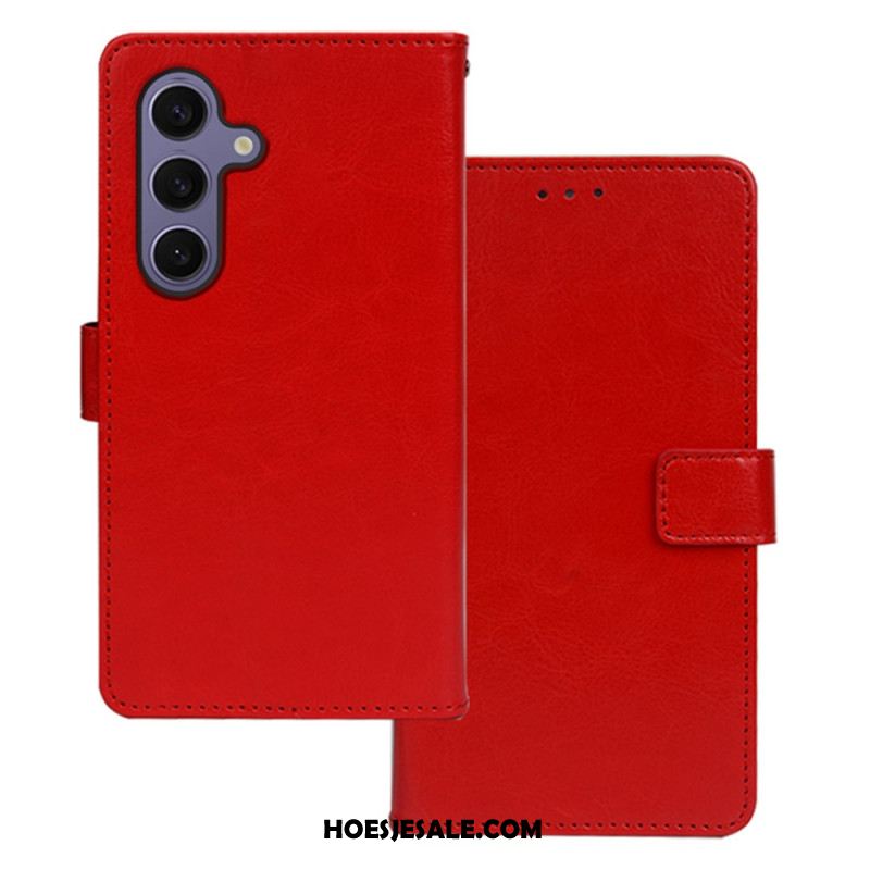 Leren Hoesje Voor Samsung Galaxy S25 5g Klassieke Idewei