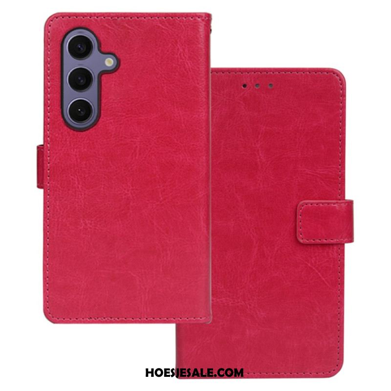 Leren Hoesje Voor Samsung Galaxy S25 5g Klassieke Idewei