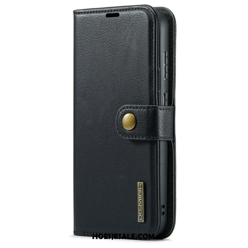 Leren Hoesje Voor Samsung Galaxy S25 Fe Afneembare Hoes Dg.ming