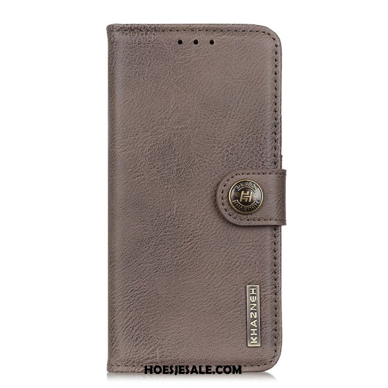 Leren Hoesje Voor Samsung Galaxy S25 Fe Vintage Khazneh