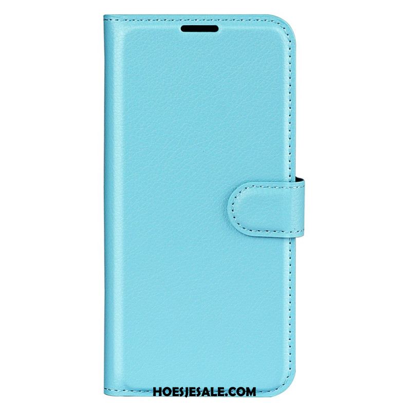 Leren Hoesje Voor Samsung Galaxy S25 Plus 5g Klassiek Lychee Kunstleer