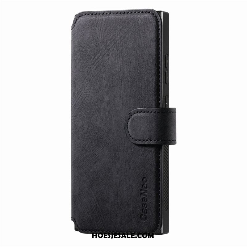 Leren Hoesje Voor Samsung Galaxy S25 Ultra 5g Afneembaar Magnetisch Rfid-hoesje