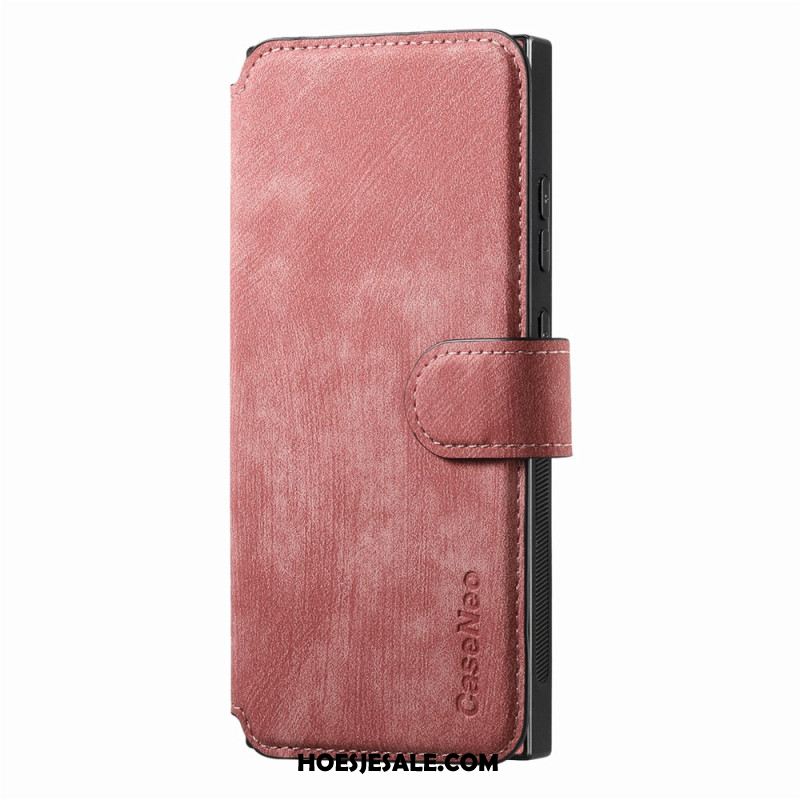 Leren Hoesje Voor Samsung Galaxy S25 Ultra 5g Afneembaar Magnetisch Rfid-hoesje