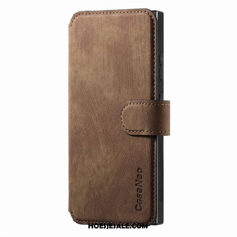 Leren Hoesje Voor Samsung Galaxy S25 Ultra 5g Afneembaar Magnetisch Rfid-hoesje