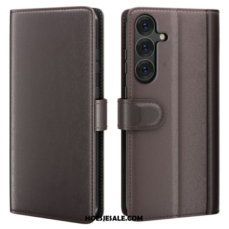 Leren Hoesje Voor Samsung Galaxy S26 Echt Leer