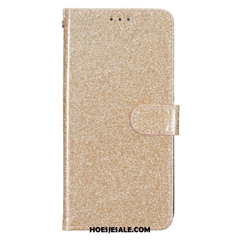 Leren Hoesje Voor Samsung Galaxy S26 Ultra Pailletten