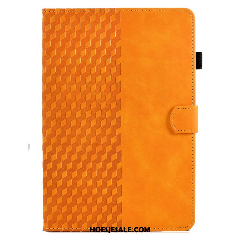 Leren Hoesje Voor Samsung Galaxy Tab S11 Suède Randeffect