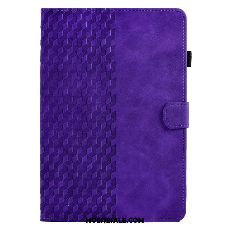 Leren Hoesje Voor Samsung Galaxy Tab S11 Suède Randeffect