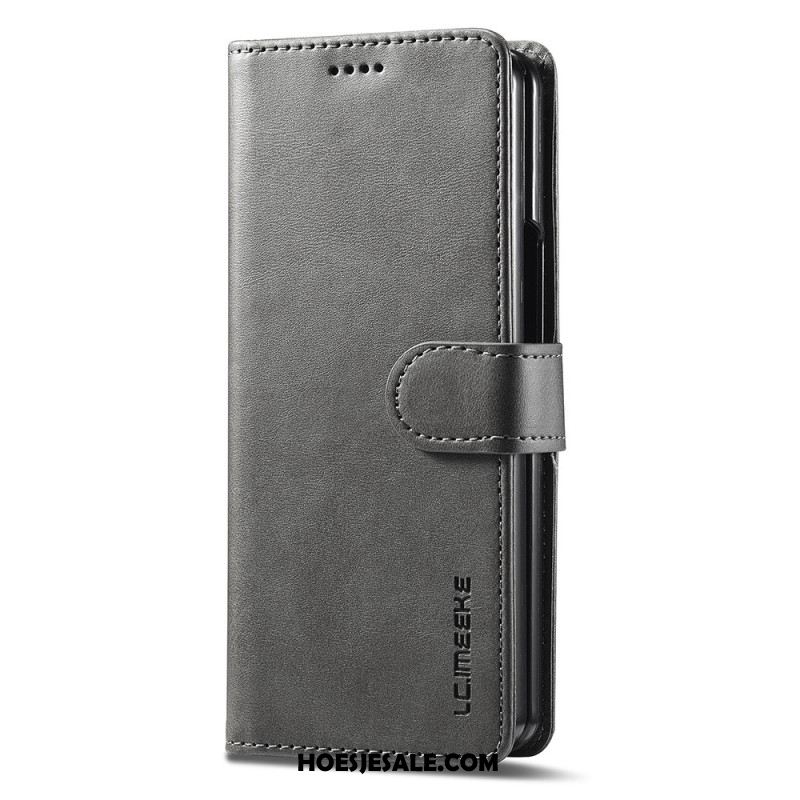 Leren Hoesje Voor Samsung Galaxy Z Fold 6 Imitatieleer Lc.imeeke