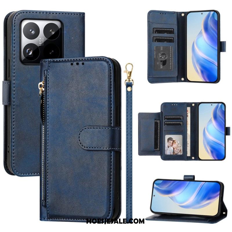Leren Hoesje Voor Xiaomi 15t Complete Portemonnee