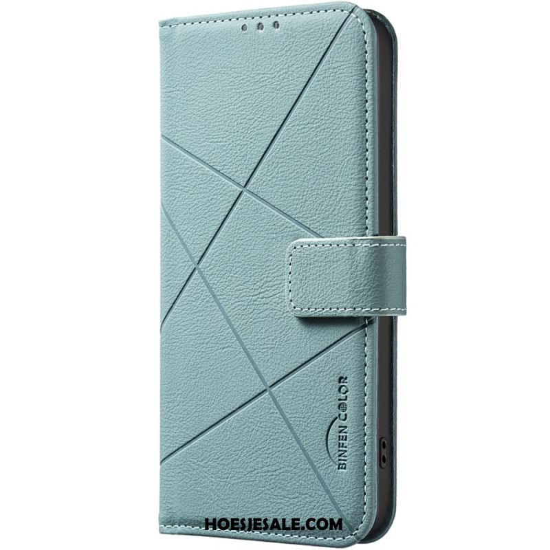 Leren Hoesje Voor Xiaomi 15t Pro Binfen Kleur Strepen
