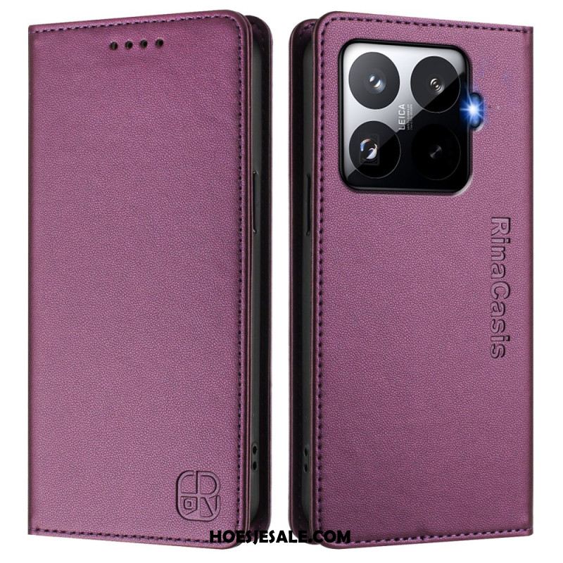 Leren Hoesje Voor Xiaomi 15t Pro Rfid-bescherming