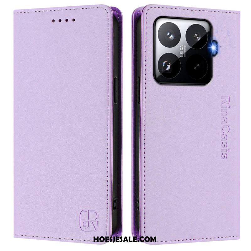 Leren Hoesje Voor Xiaomi 15t Pro Rfid-bescherming